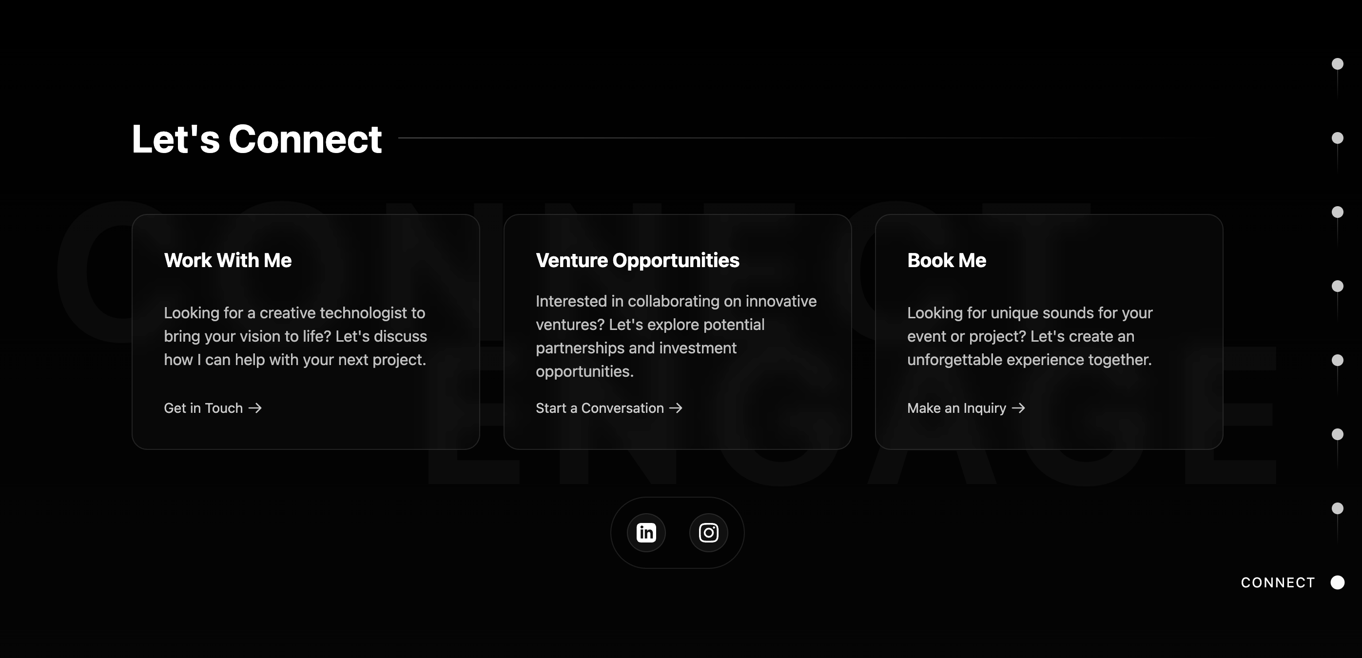 Contact section